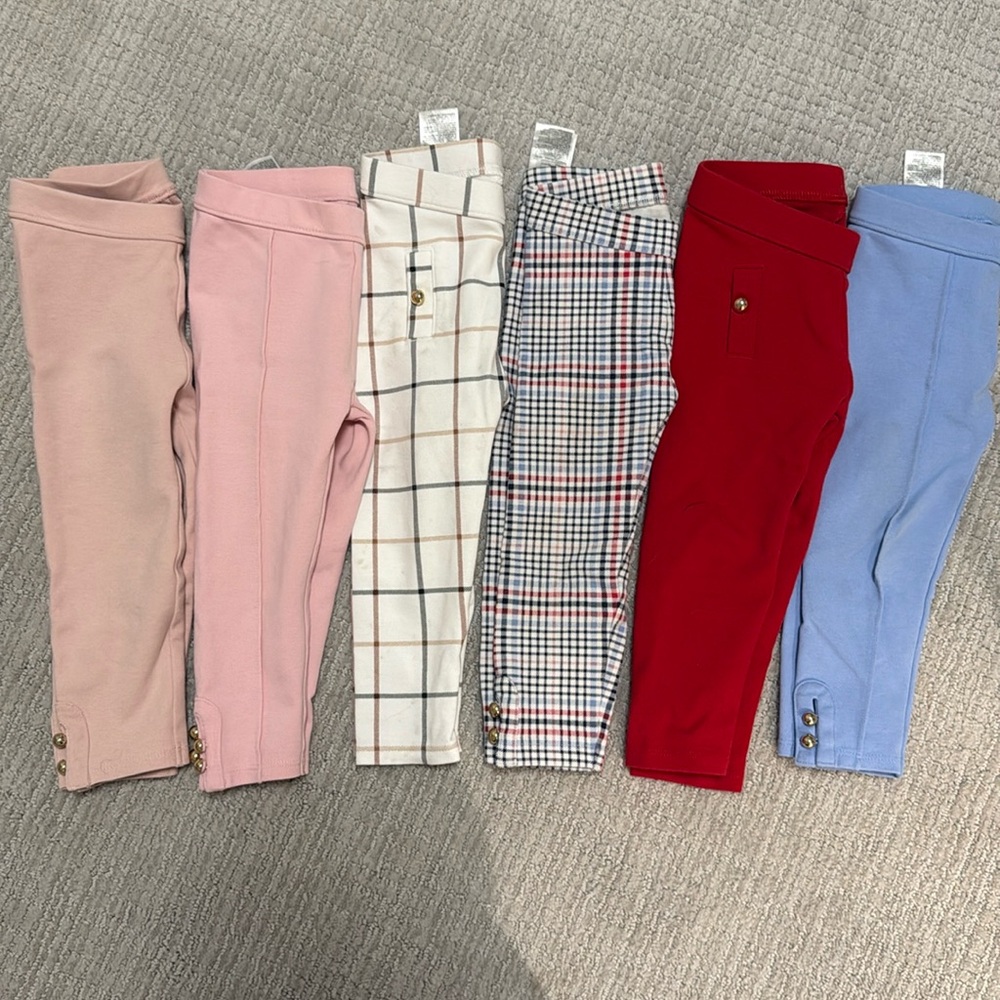 Janie and Jack little girls pants/leggings- Ponte Pant Bundle